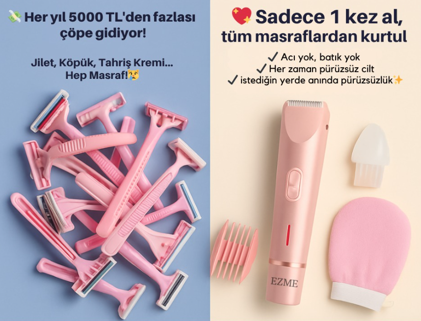 İKİSİ BİR ARADA TIRAŞ MAKİNESİ